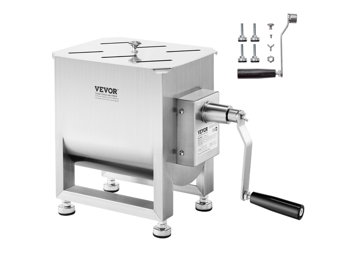 Misturadora Manual De Carne Tanque 15 L Mistura Máxima 7 Kg Para Salsichas Vevor