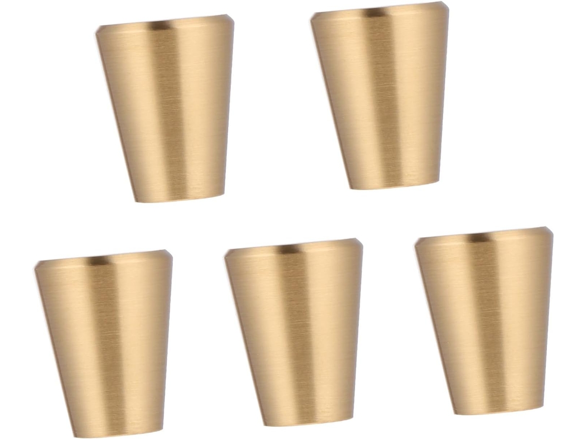 Conjunto De 5 Puxadores Cobre Para Armários, Simples E Duráveis, Para Portas E Móveis Qualidade Premium Conforto