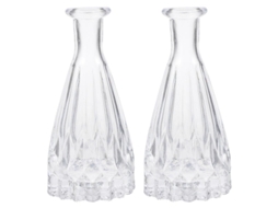 Conjunto de Vaso de Flores de Vidro ALLINLESS