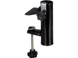 Suporte de Paraguas para Balcón S/MARCA, tubo 19-38mm, aço, preto, 15.5cm