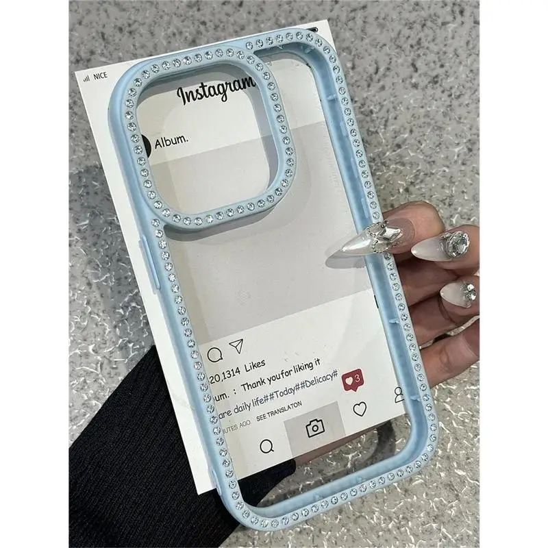 (iphone 11 Azul) Capa Para Celular Com Cobertura Total Para A Frente E Para Trás, Brilhante E Transparente.