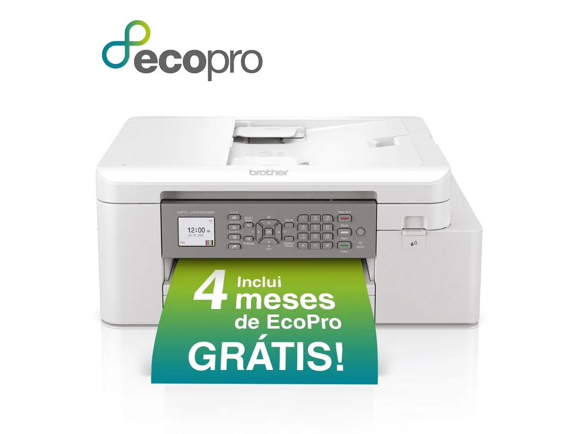 Impressora BROTHER MFC-J4340DWE (Outlet Caixa Aberta - Multifunções - Jato de Tinta)