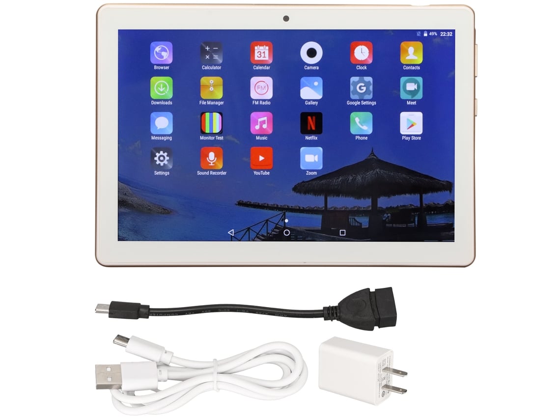 Tablet De Chamada (tela Grande De 8 Polegadas, Memória Expansível De 128gb)