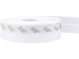 Fita De Vedação Para Portas 5 Metros 25 Mm Silicone De Alta Qualidade Autoadesiva Branca Oem