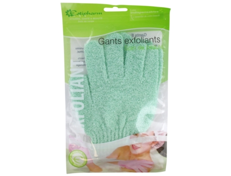 Conjunto de 2 Luvas Esfoliantes Cor: Verde ESTIPHARM