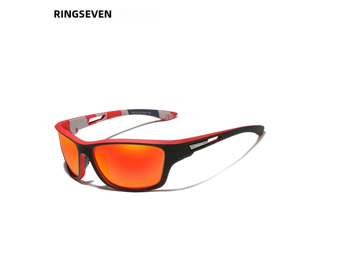 Óculos De Sol Masculinos Polarizados Para Ciclismo, Proteção Uv400, Formato Quadrado, Antirreflexo