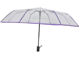 Guarda-chuva Dobrável Automático, Transparente, Resistente Ao Vento, Com Abertura E Fechamento Rápidos E Compacto.