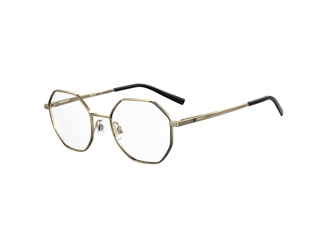 Armação de óculos Missoni feminina Mmi-0040-2m2f139 (preta - metal - Ø 51 mm)