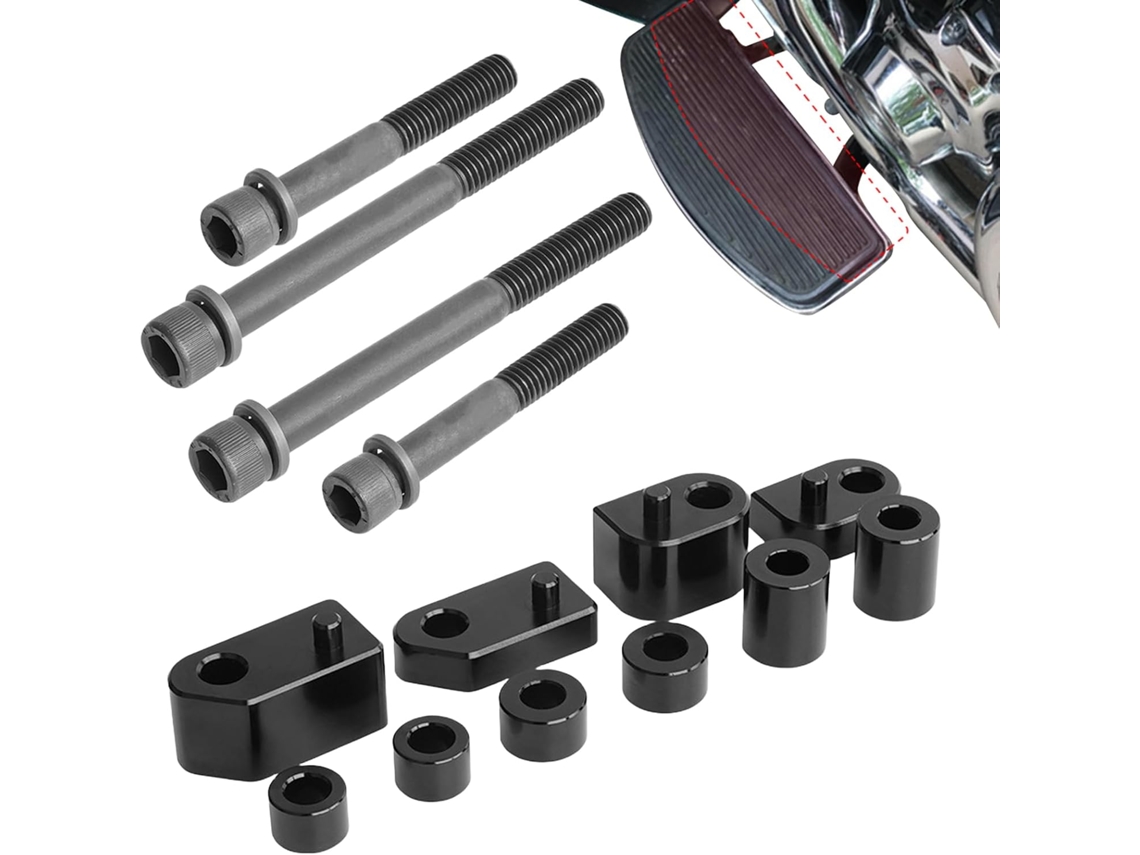 Kit De Extensão Do Apoio Para Os Pés Do Piloto, Extensão Do Apoio Para Os Pés Da Motocicleta