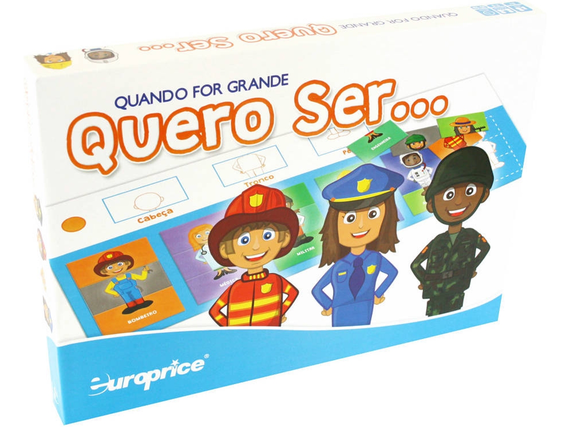 Jogo Educativo EUROPRICE Quando for grande quero ser (Idade Mínima: 3)