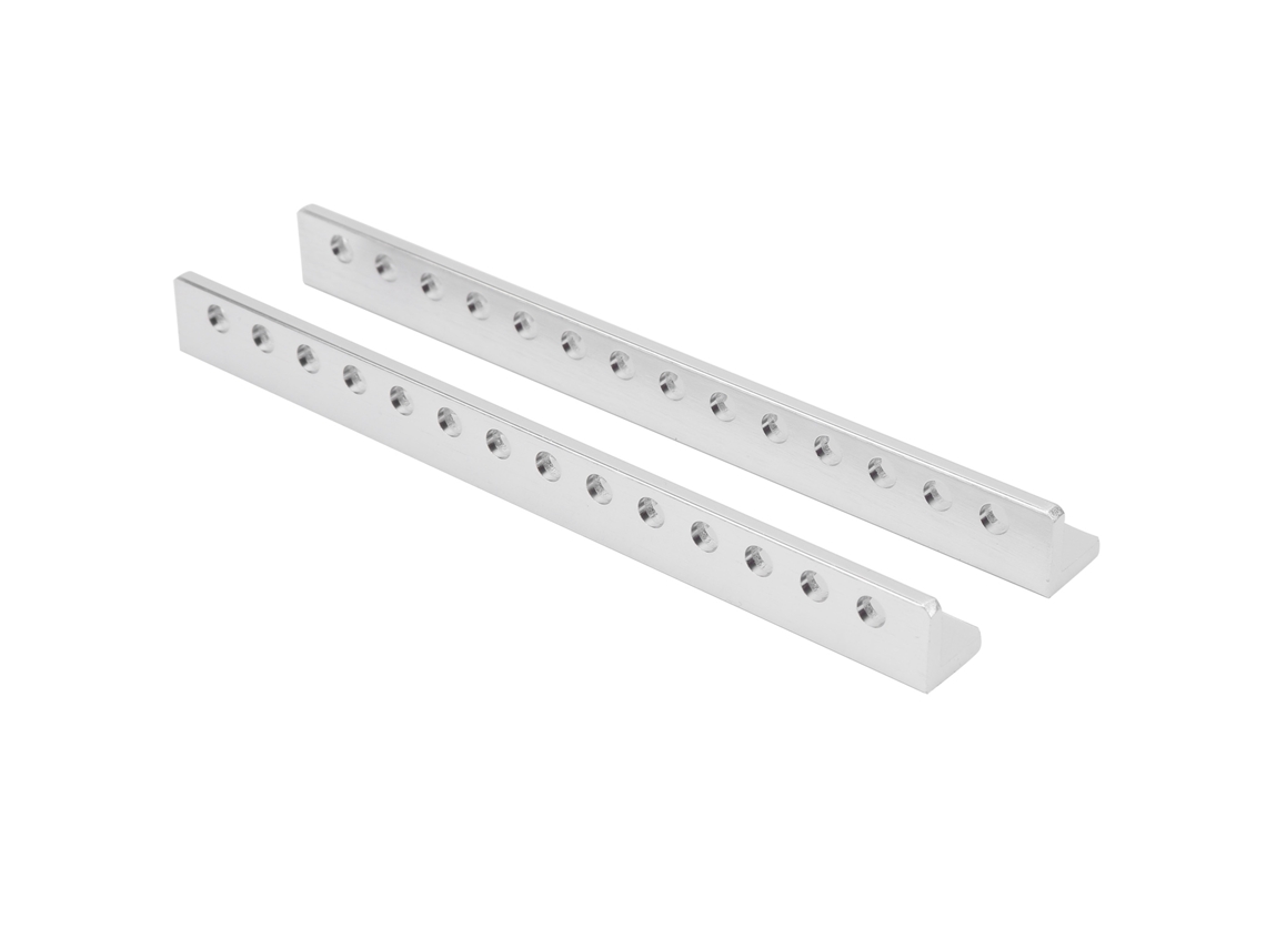 2 Peças De Viga De Alumínio Em L Com 14 Furos 12x12x120mm 3103-0014-0120 Suprimentos Industriais Para Robôs