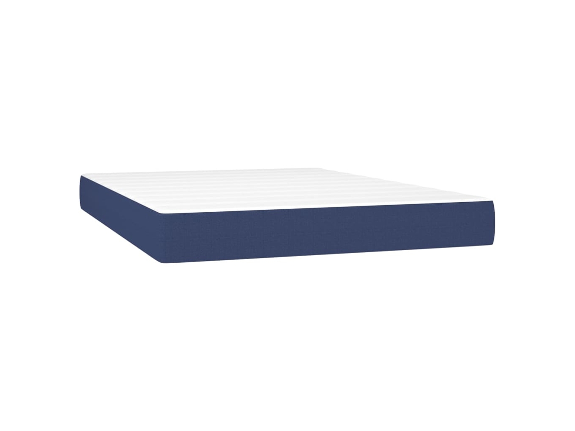 Pocket Spring Bed Mattress, Pocket Spring Bed Mattresses Vidaxl Azul Tecido (140 X 190 Cm)