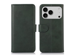 Capa Para Iphone 17 Pro Em Couro Com Textura De Vaca