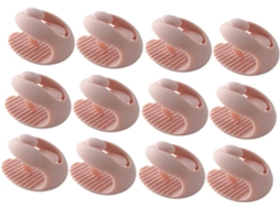 Conjunto de 12 Prendedores Lençol Cetim, Resistentes, Flexíveis e Práticos para Edredons Capas CHABERLU