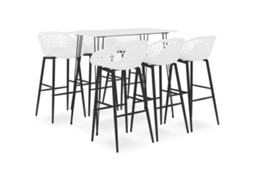Bar Set, Bar Sets Vidaxl Branco Mdf