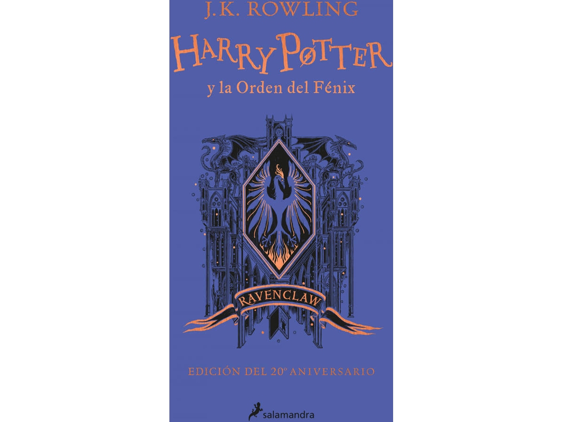 Livro Harry Potter Y La Orden Del Fénix (Edición Ravenclaw De 20º  Aniversario) (Harry Potter) de J.K. Rowling (Espanhol)