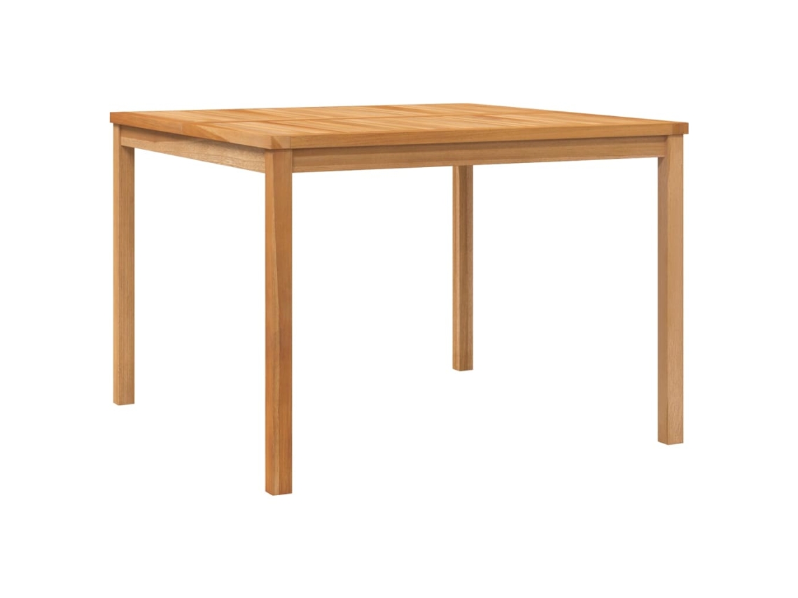 Dining Table, Dining Tables Vidaxl Marrom Teca (110 X 110 X 77 Cm)