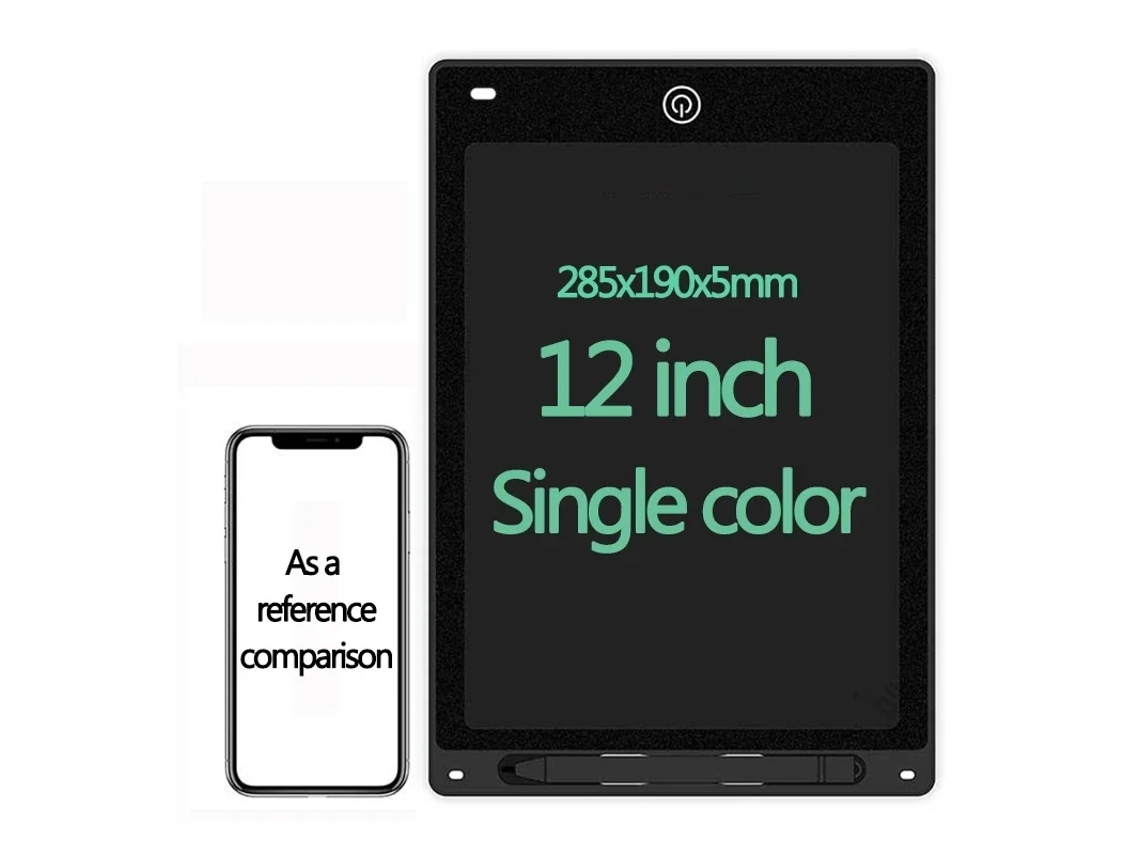 Tablet De Escrita Lcd 10 Polegadas Para Crianças Quadro Mágico Desenho, Bloco Rascunhos, Quadro Negro Grafite Aquaforge