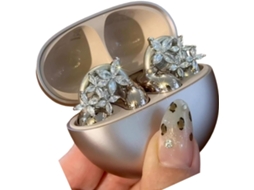 Clipe Metálico Para Fones De Ouvido Antiderrapante Universal Compatível Com 4a 8mm Diâmetro