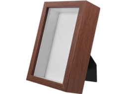 Moldura Madeira Vazada Fotos Flores Secas Suporte Versátil Pendurar Design Simples Exibir Espécimes Naturais GOKOCO