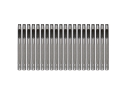 Kit com 20 Furadores de Couro em Aço Carbono de Alta Dureza para Artesanato, com Furos Redondos Vazados de 4, 5 Mm/0, 18 Pol.. Cintos AQUAFORGE