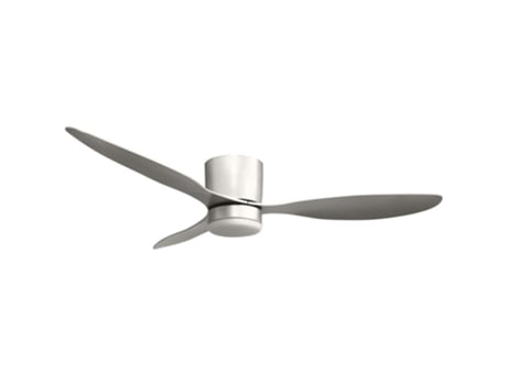 Ventilador NASIM DC prata LED verão inverno função controle remoto INTERLUSA