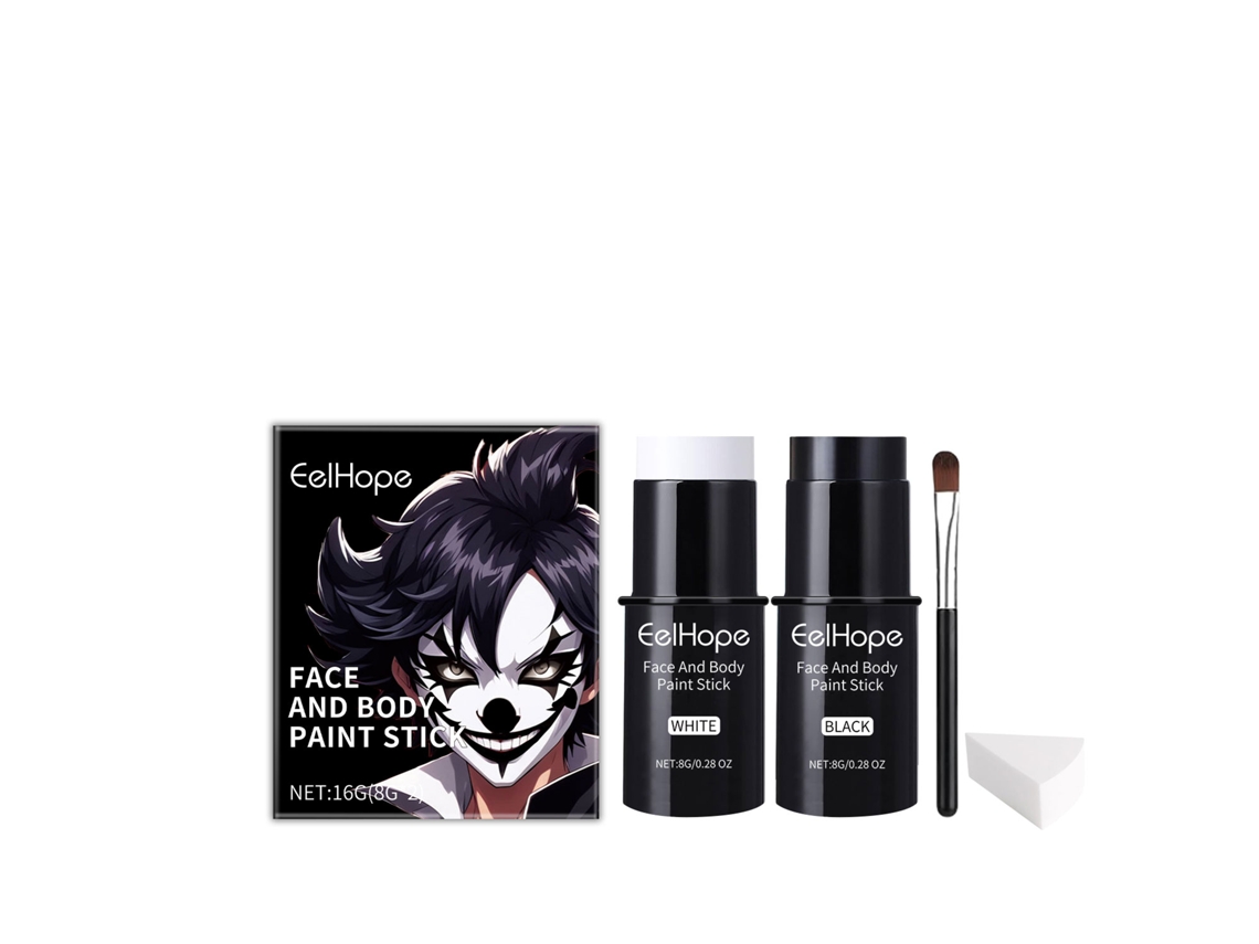 Kit de Bastões de Pintura Facial Halloween para Diversão de Halloween LAXISCREED