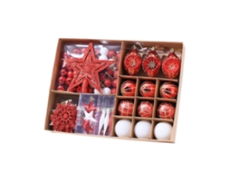 Bolas De Natal Em Formato De Estrela Para O Topo Da Árvore, 73 Peças Por Caixa, Decoração Natalina. Hengjian