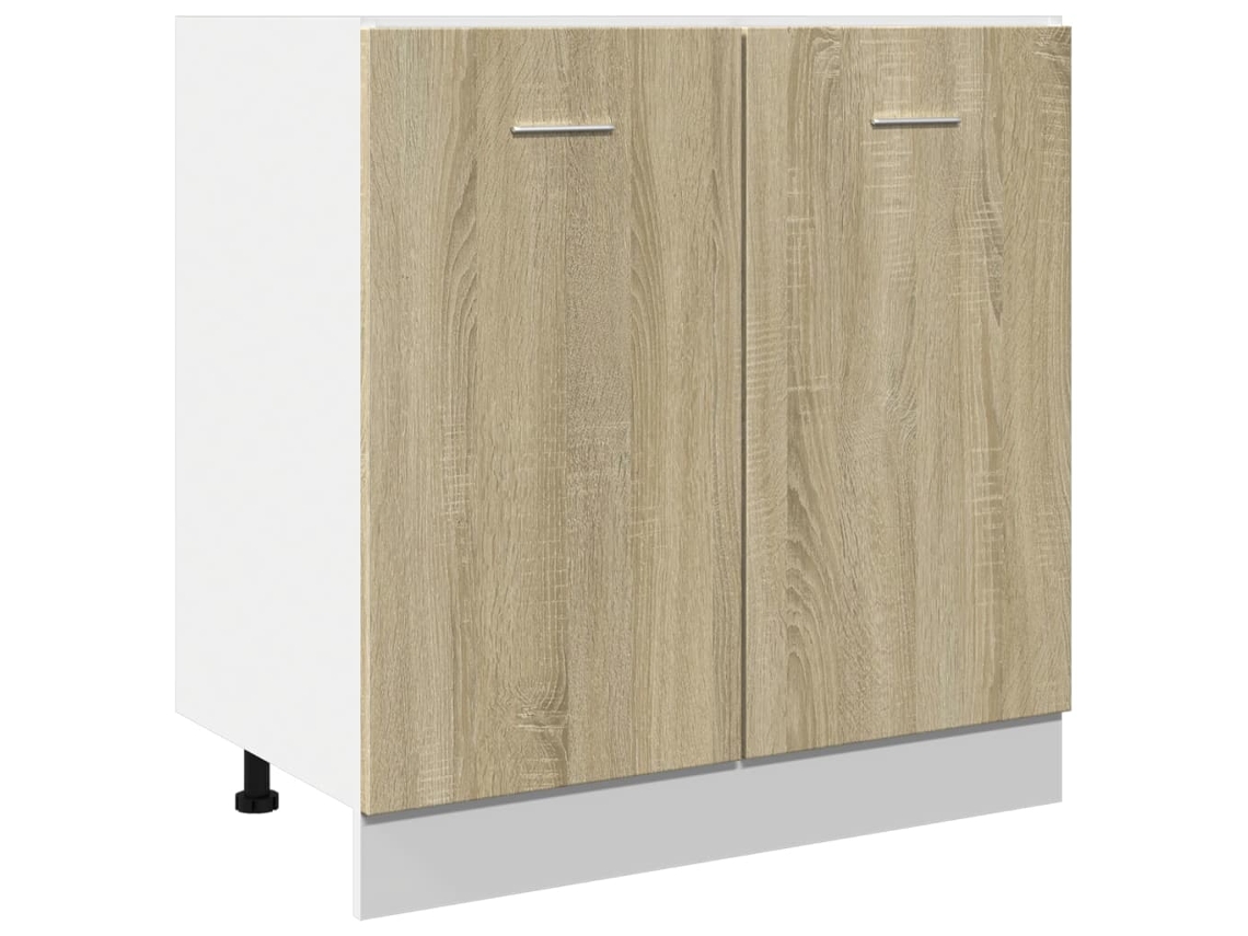 Bottom Cabinet, Bottom Cabinets Vidaxl Marrom Madeira Processada (n/a)