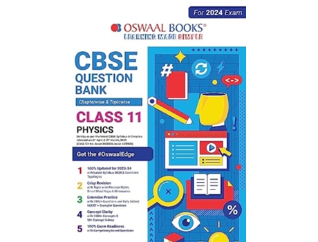 Livro Oswaal CBSE Class 11 Physics Question Bank de Oswaal Editorial Board (Inglês)