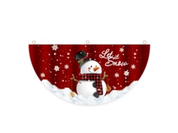 Bandeira de Natal com Vento Fan para Exteriores LAXISCREED