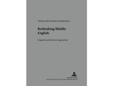 Livro Livro Rethinking Middle English de Vários Autores (Inglês) de Nikolaus Ritt, Herbert Schendl, Jacek Fisiak ( Inglês )
