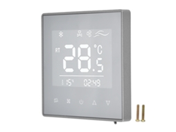 Termostato Digital LCD Touchscreen, Controle de Temperatura, Ac220v, Cinza | S/MARCA