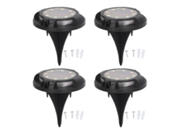 Luminária solar subterrânea (5 W, emissão lateral, gradiente de cores)