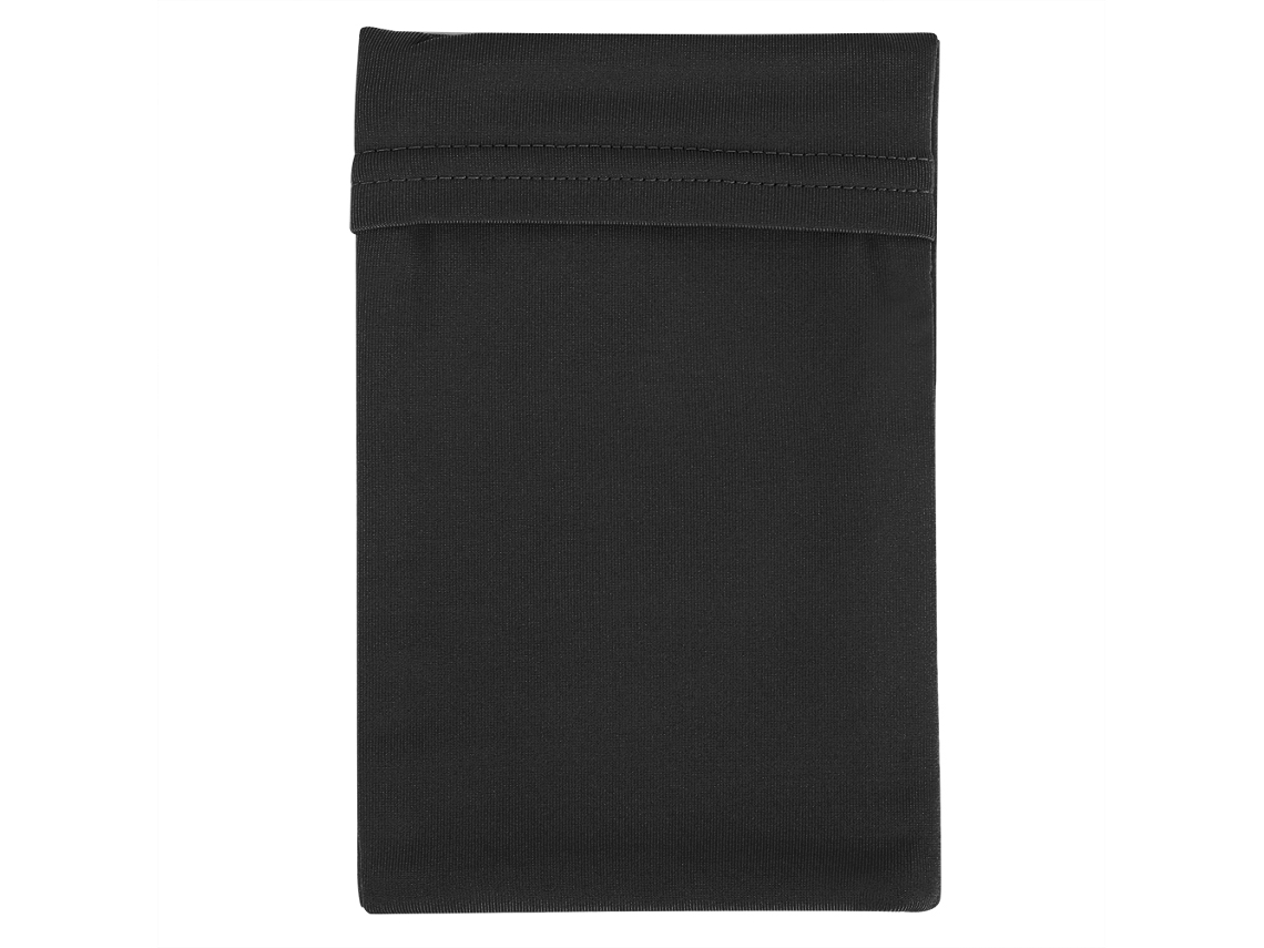Pulseira esportiva respirável para braço com bolso elástico para telemóvel, ideal para corrida e fitness, preto | S/MARCA