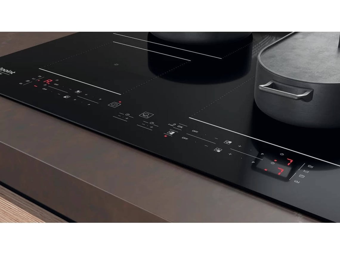 Placa de Indução HOTPOINT HB 4860B NE (Elétrica - 59 cm - Preto)