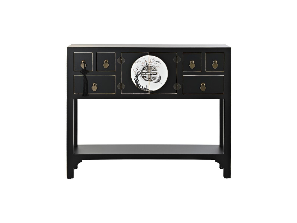Mesa de Apoio DKD HOME DECOR (Metal - 26 x 95 x 79 cm)