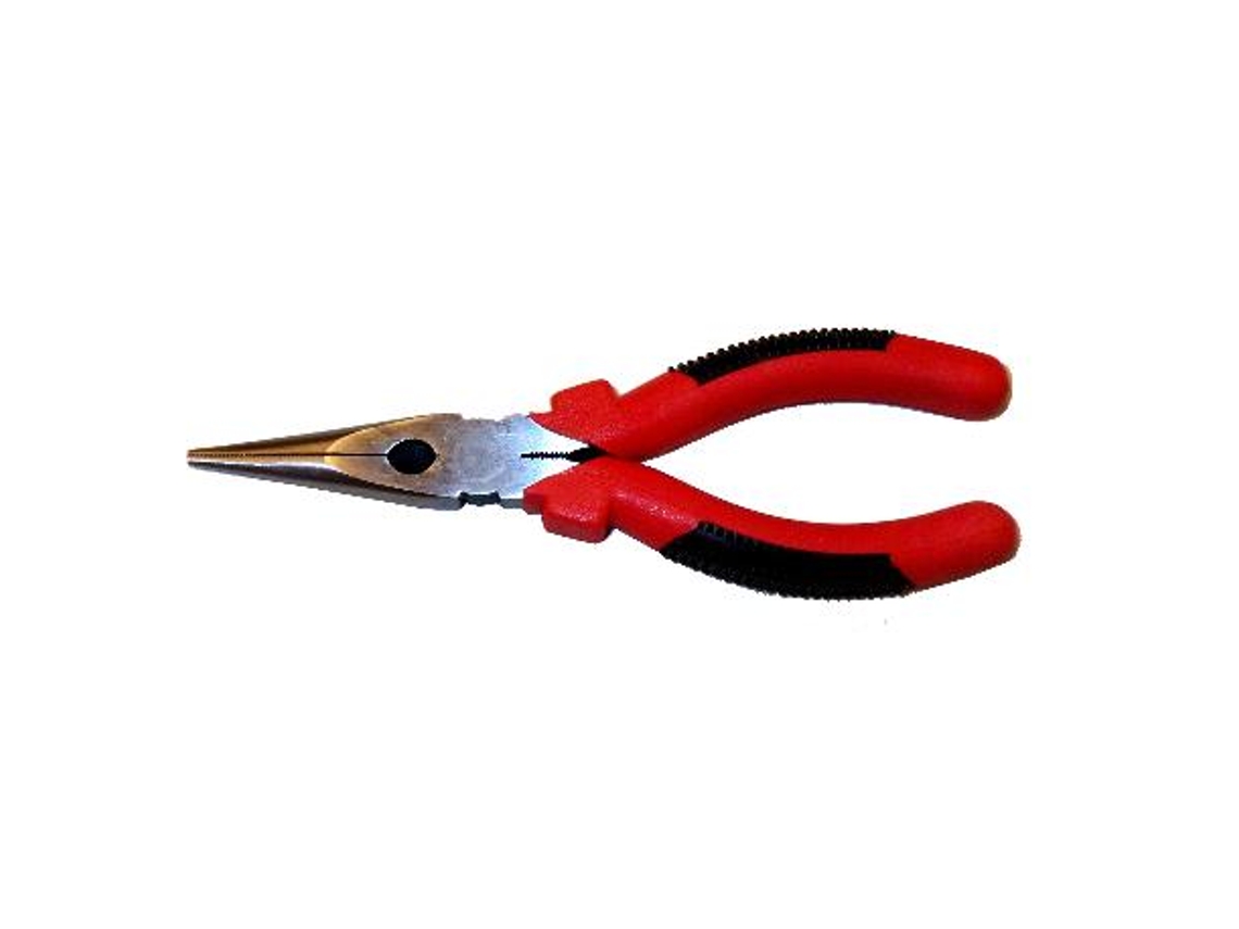 Lams alicate boca cigueña 7 mango rojo y negro c0015
