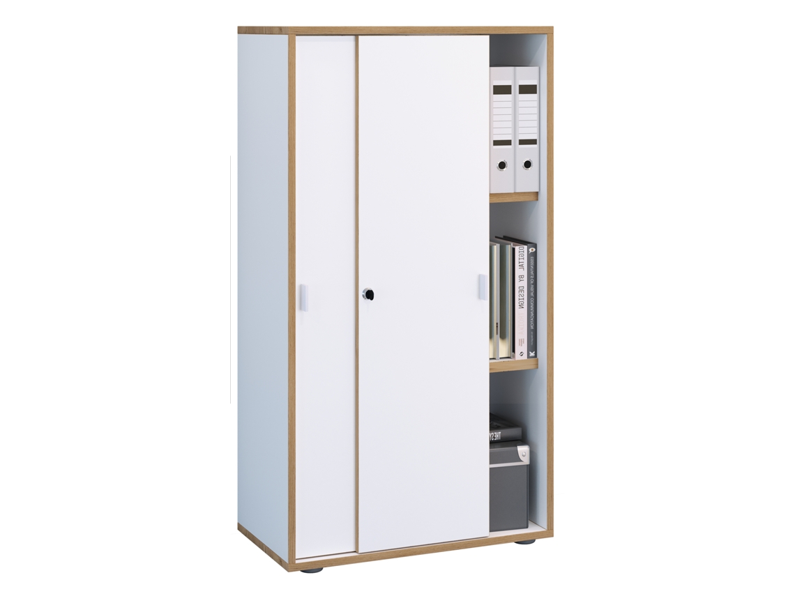 Armário De Escritório Salia Com 3 Portas De Correr B60 Vcm