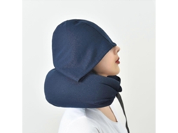 Almofada Formato U Muji, Almofada De Algodão Para Pescoço, Cervical, Lombar, Com Capuz, Cor Café, 165x67cm