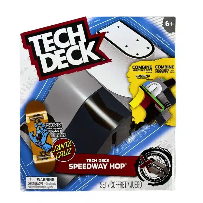 Pista Tech Deck Speedway Hop Finger Skate Santa Cruz 6066508 Speedwayho P24spin Master