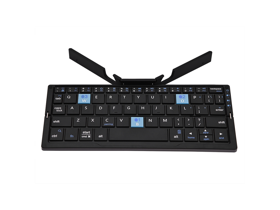 Teclado Bluetooth Plegável Inalâmbrico Laxiscreed Para Portátil E Tablets