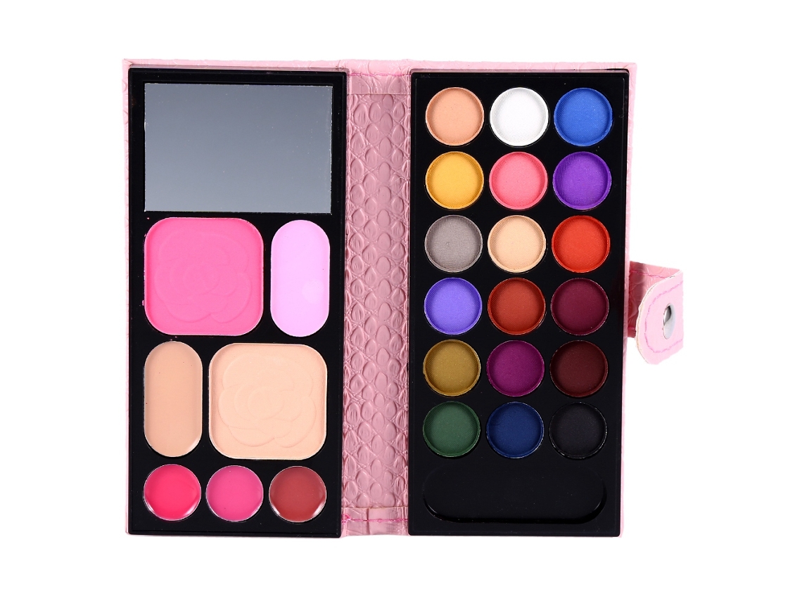 Kit De Maquiagem Com Cores Variadas E Aplicação Fácil