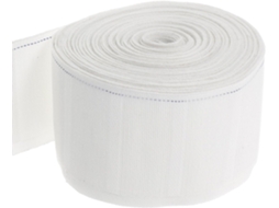 Suporte Para Fita De Cortina De Algodão Branco, Tira Grossa Com Fecho De Pressão E
