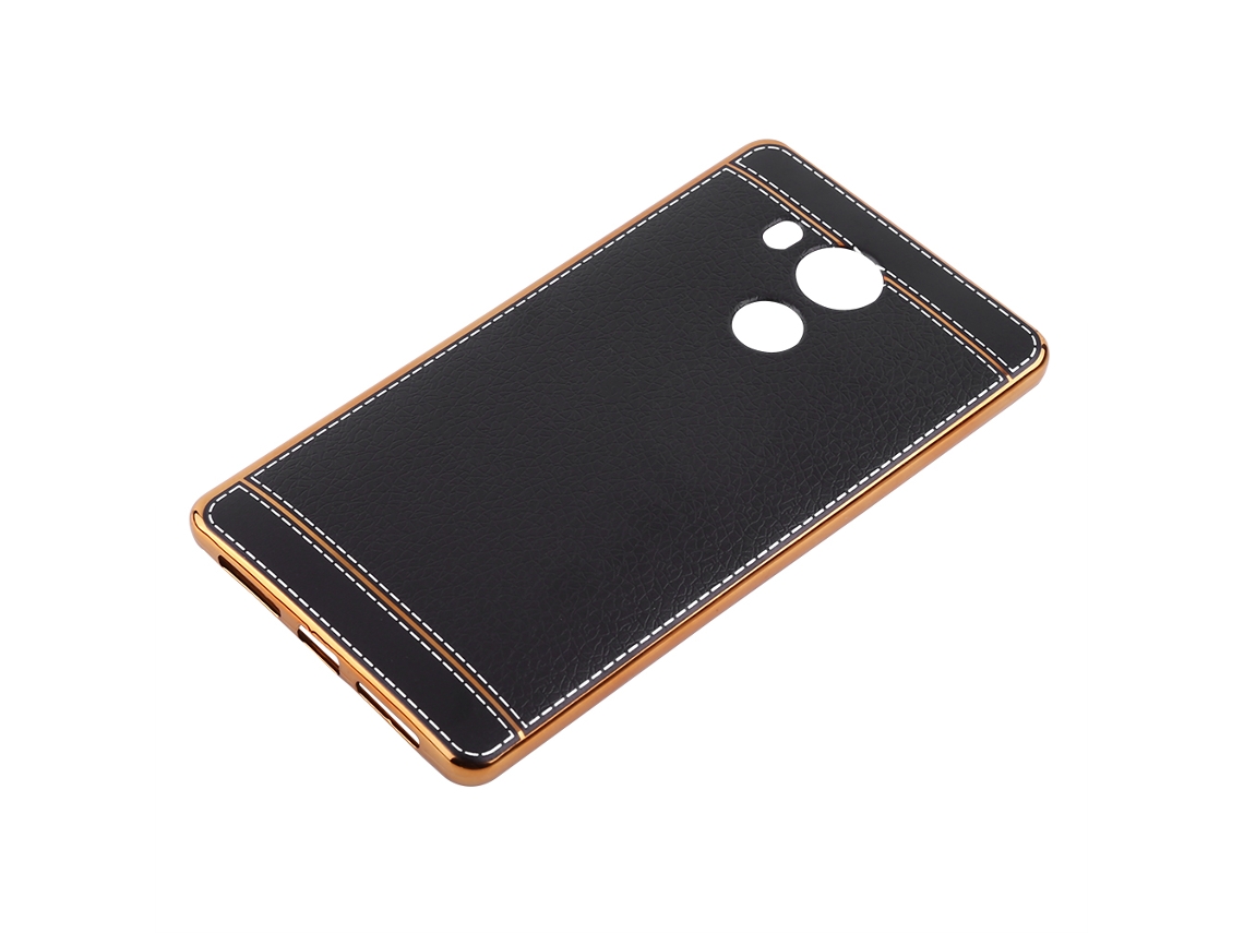 Capa de Proteção para Huawei Mate8 dourada e preta EOOCOO