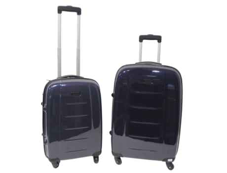 DHG Conjunto de 2 Malas Trolleys com 4 Rodas