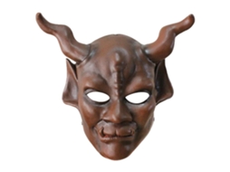 Máscara De Diabo Satanás De Resina Para Halloween Cosplay Fantasia Decor Bar Presente