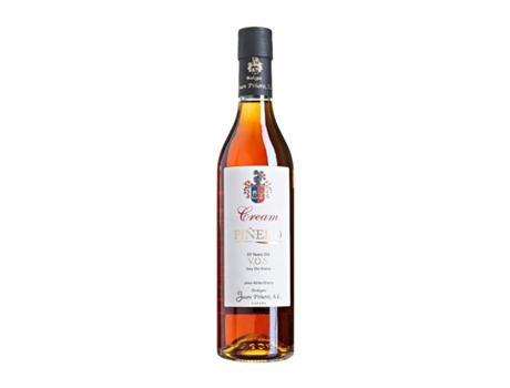 Licor Creme JUAN PIÑERO Cream VOS Palomino Fino e Pedro Ximénez Jerez-Xérès-Sherry Garrafa Medium (0.5 L - 1 Unidade)