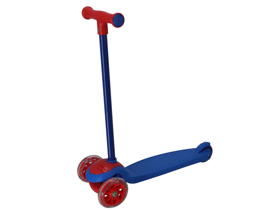 Patinete Triciclo Alert Azul/vermelho Patinete Infantil Com Três Rodas