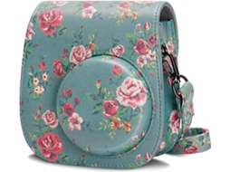 Capa De Couro Pu Para Câmera Instantânea Fujifilm Instax Mini 11 Com Brilvibera